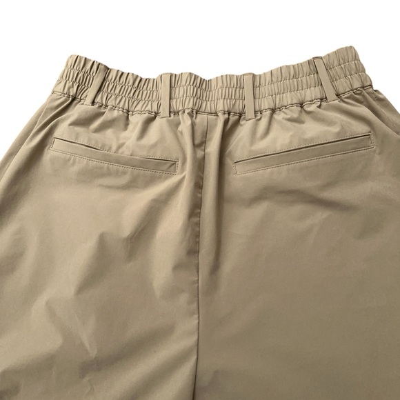 Alo High-Waist Pursuit Trouser Pants Womens Size S Regular Fit Stretch Beige - Picture 5 of 8